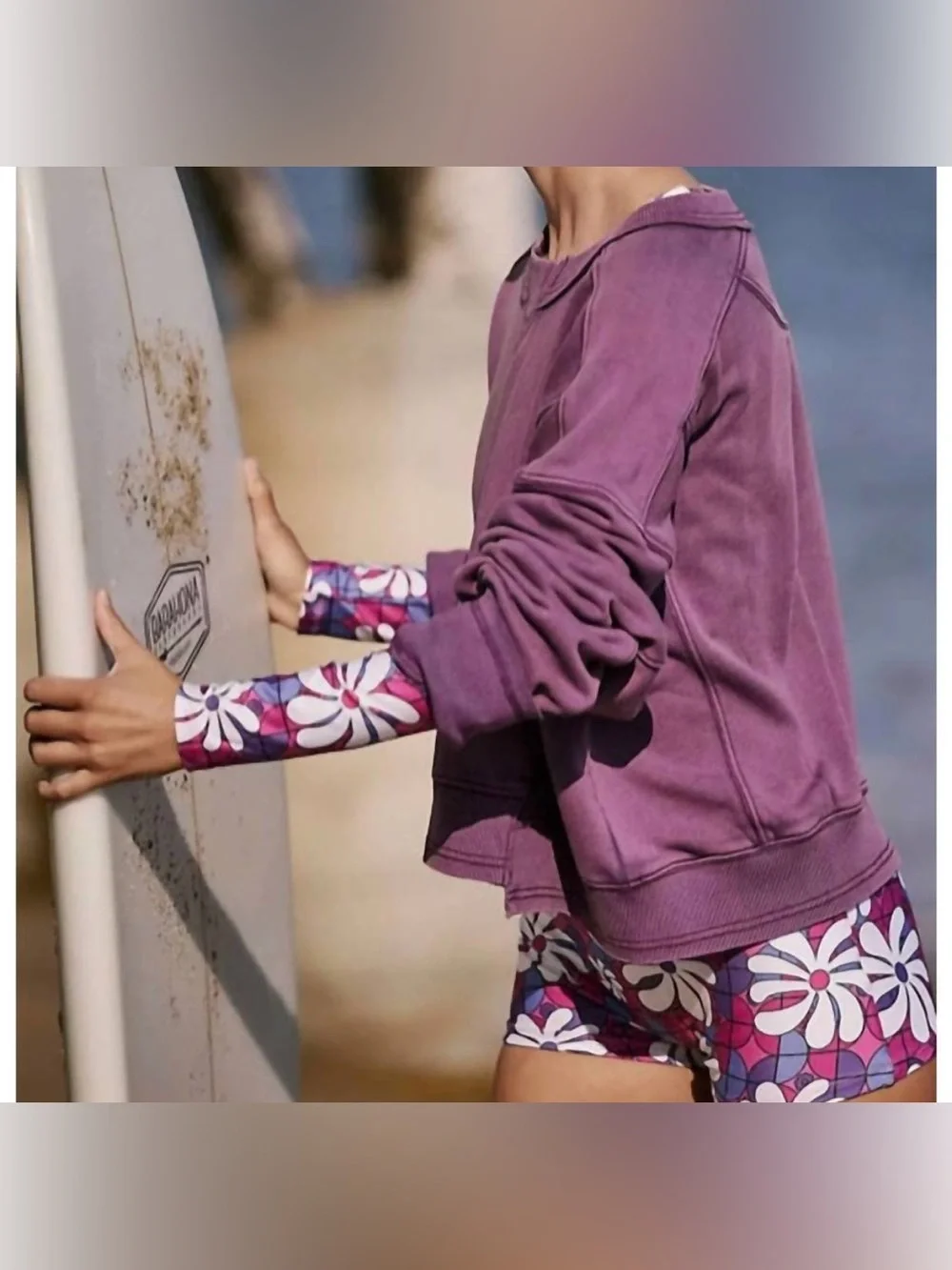 NWOT Free People FP Movement Intercept Pullover - Champion Purple - Small
